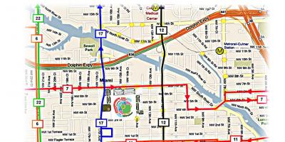 Хјустон автобус правци мапа